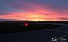 OKL o zachodzie słońca